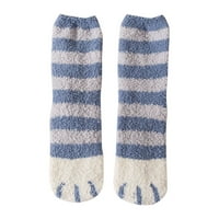 Riforla Žene Ležerne prilike za životinje Print Pamuk uzorak Lady Socks Tube Udobne čarape Sky Blue_