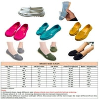 Daeful Dame Loafers Ručno šivanje plovila za cipele za cipele na stanovima Vožnja Neklizajućom udobnost