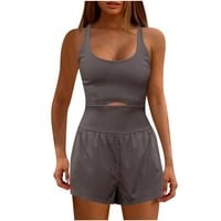 Ljetna ušteda za uklanjanje ženskih trčanja Oneie Workout Rompers Jednodijelna odjeća Vježbe Jumpsuits