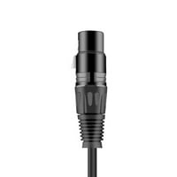 PIN XLR desni kut mužjak do ženskog utikača mikrofona audio kabela zaštićena kabela