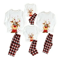 Zukuco Porodica Pajamas postavio Božić PJS Usklađivanje odjeće Pidžame za muškarce Žene Djeca Toddler