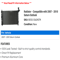 Radijator - kompatibilan sa - Saturn Outlook 2009
