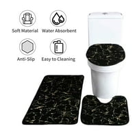 Prostirka za kupanje s toaletom poklopca u obliku slova U-Slip mekani podni prostirki upijajuća mat