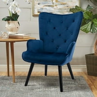 Moderna križača naglasak, sredina stoljeća Velvet stolica za slobodno vrijeme, udobna stolica za ruke