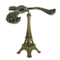 Kip, metalni pariški figuric, držač za stolni prostor za poklone, zabava, zabava i ukras za kućni ukras