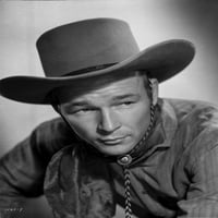 Roy Rogers postavljen u Cowboy Attere Photo Print