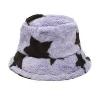 Ženska kašika Šešica štampani ribarski šešir zimski vanjski topli trendy modni bazen Boonie Hat ljetni
