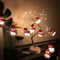 SRUILUO LED božićne žice, božićno drvsko za odmor za zabavu fenjer, za odmor za odmor za vjenčanje ukras