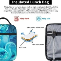 SDMNSG-T Blue FO ispisano izolirane torbe za ručak, tote za ručak za višekratnu upotrebu, prijenosni
