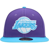 Muška nova era Purple Los Angeles Lakers vice 59fifty ugrađeni šešir