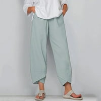 Radne pantalone za ženske uredske ženske hlače Pamuk svakodnevno noseći kućnu ženku