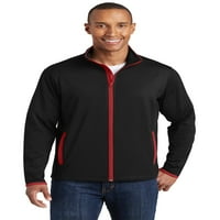 Sport-Tek Muška rastezana kontrastna jakna sa punim zip