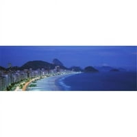 Panoramske slike Plaža Copacabana Rio de Janeiro Brazil Poster Print panoramskim slikama - 12