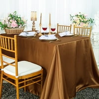 Vjenčanje posteljina Inc. 54 108 satensku pravokutni stol stolnjak - viktorija lila