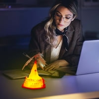 Vatreni zmajevi, 3D tiskani vulkani zmajeve lampe noćno svjetlo sa USB punjivom, radnom lampom za rad