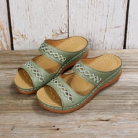 Ženske ljetne casual sandale Flip flops Clearence ženske dame modne klinove cipele na otvorenom papuče
