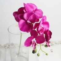 Čvrsti leptir orhideja Real Touch svileni cvjetovi za zabavu na domaćem zabavu za zabavu