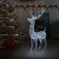 Akrilni božićni jeleni LED 70,9 Hladni bijeli kućni namještaj