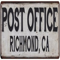 Richmond, ca Pošta Metalni znak Vintage 108240011256