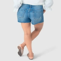 Olgyn Stretch Frayed Cut-Off Ženske kratke hlače za žene
