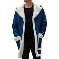 Wavsuf muške jakne velike i visoke casual padule plave kapute veličine 5xl