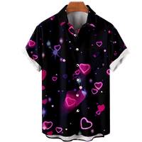 Ženska bluza za bluzu za srce za cvijeće Moda Proljetna ljetna vrha, Odrasli-XL, 03