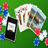 Rangeley, Maine, Lose pijenje na jezeru, Lantern Press, Premium igraće kartice, karta sa šala, Sjedinjene