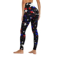 Dan žena za neovisnost personalizirani modni casual digitalni ispis Sportske joge hlače Ženska nogavica