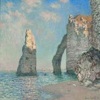 Cliffs na etretat poster Print by Claude Monet