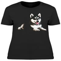 Husky Puppy Posedovanje majica - MIMage by Shutterstock Women majica, ženska srednja