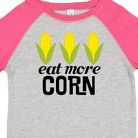 Inktastic jesti više kukuruz poklon dječaka majica ili majica mališana