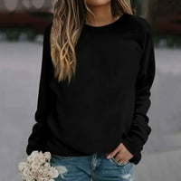 Ženska ležerna modna pulover s dugim rukavima na dugim rukavima