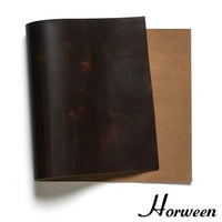 Horween Dublin kožna ploča, smeđa matica, višestruki utezi i veličina