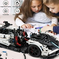 Skala Technic Pagani Huayra BC Race Car Building Kit i inženjerski igrački, Kolekcionarski automobil