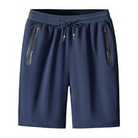 Rovga muške hlače Ljeto mužjak modne sportske kombinezone ravne labave kratke hlače na plažima tamne