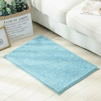 Echenor Chenille Kupatilo Carpet Cruarna vunena prostirku za tuširanje za pranje mekih mikrovlakana
