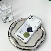 Tyyella Metal Hladna etiketa vjetra prozirna futrola za telefon prozirna iPhone 11