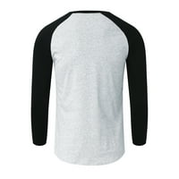 Sanbonepd muške košulje muške ljetne modne i slobodno vrijeme lično u boji pulover u krugu pulover
