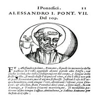 Saint Aleksandar. NPOPE, C107-C116. Woodcut, Venecijan, 1592. Print Print by
