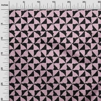 Onuone pamuk poplanski tkanini geometrijski blok Ispis tkanina sa širokim dvorištem