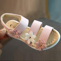 Povratak na fakultet Tenjiojio Cleance, dječje djevojke princeze otvoreno-tonovo cvijeće rimske plažne cipele