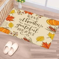 HXRoolrp podne prostirke za dom Dan zahvalnosti Jesen unutarnji ulaz Mat ne klizni tepih