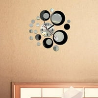 Solacol akrilni zrcalni zidni naljepnice uklonjivi DIY akrilni 3D zidni naljepnica ukrasni sat