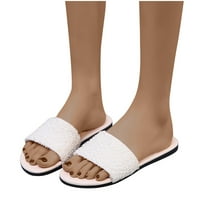Verpetridure platforme sandale za žene ženske glave jednoredne sandale ravne papuče Boju sve odgovarajuće