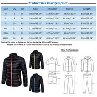 FVWitlyh jakne za muškarce duga jakna mena zadebljana zima topla zima puni patentni patentni štand ovratnik