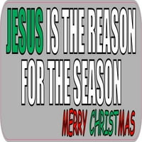 10in 3in siva Isus je razlog za naljepnicu branika vinilni božićni naljepnica