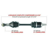 TRAKMOTIVE COMPLET AXLE FITS CAN-AM