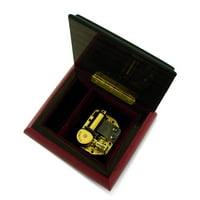 Klasično Crveno vino Arabesque Wood Inlay Music Box, Kvaliteta i ljepote Sorrento Italija - Jesi li