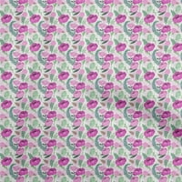 Onuone svilena tabby ružičasta tkanina cvjetna šivaća materijal ispis tkanina sa dvorištem širom