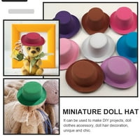 Minijaturni Eva Hats Doll Mini Hats Tiny Doll Hats Dekorativni mini kape Pribor za lutke
